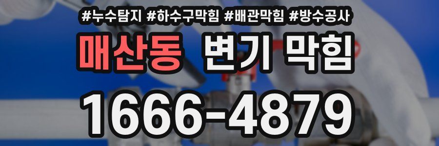 매산동 변기 막힘