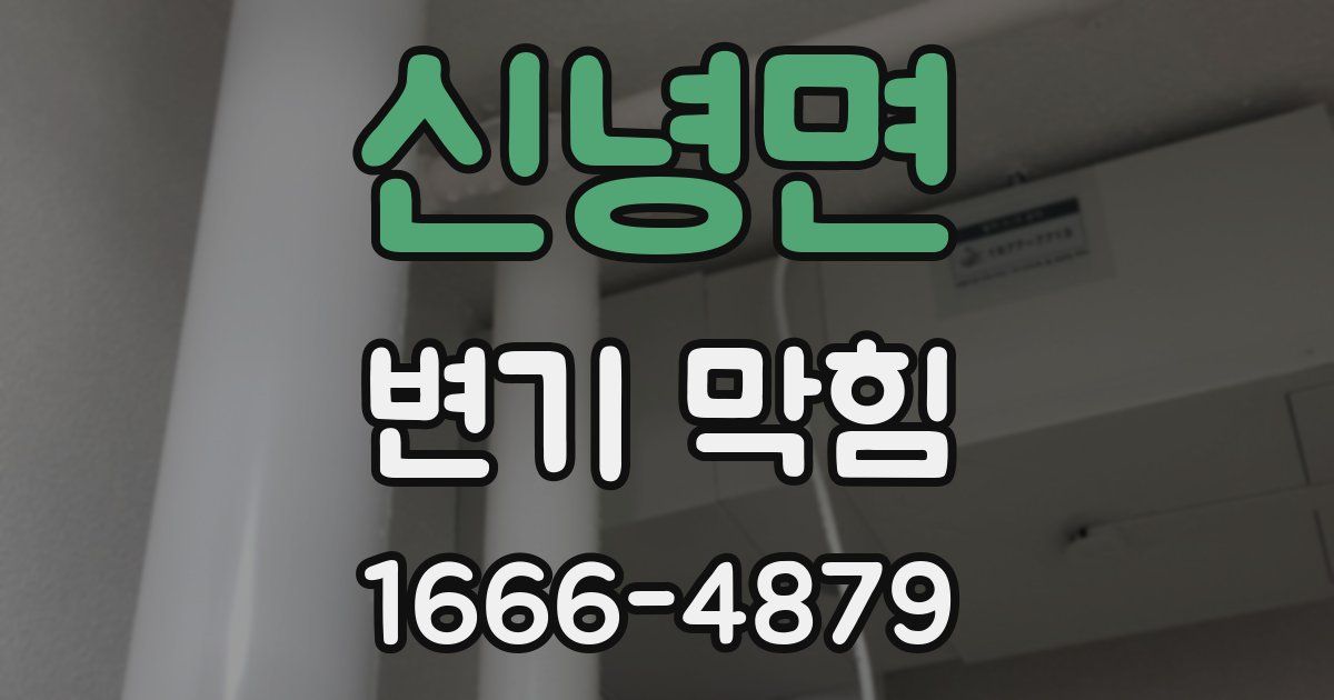 신녕면 변기 막힘