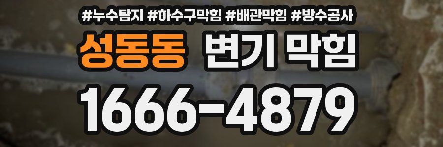 성동동 변기 막힘