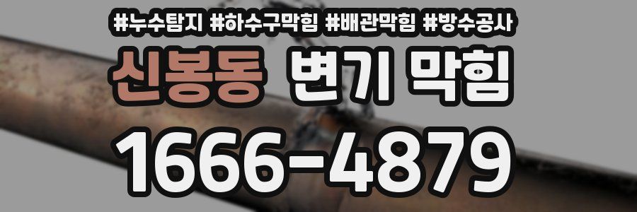 신봉동 변기 막힘