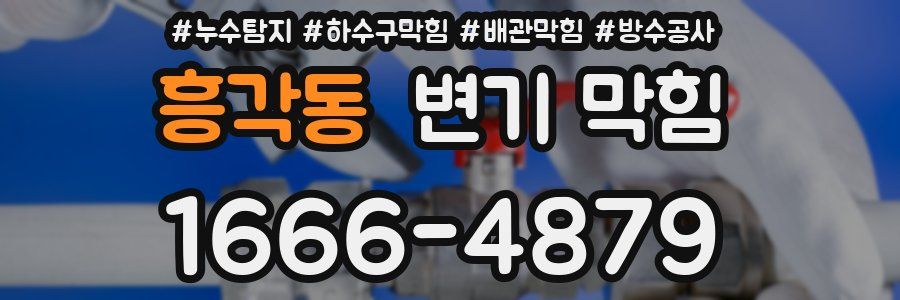 흥각동 변기 막힘