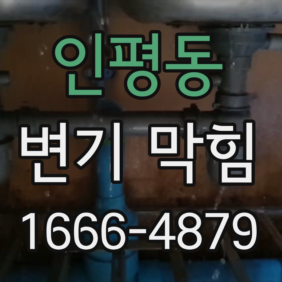 인평동 변기 막힘