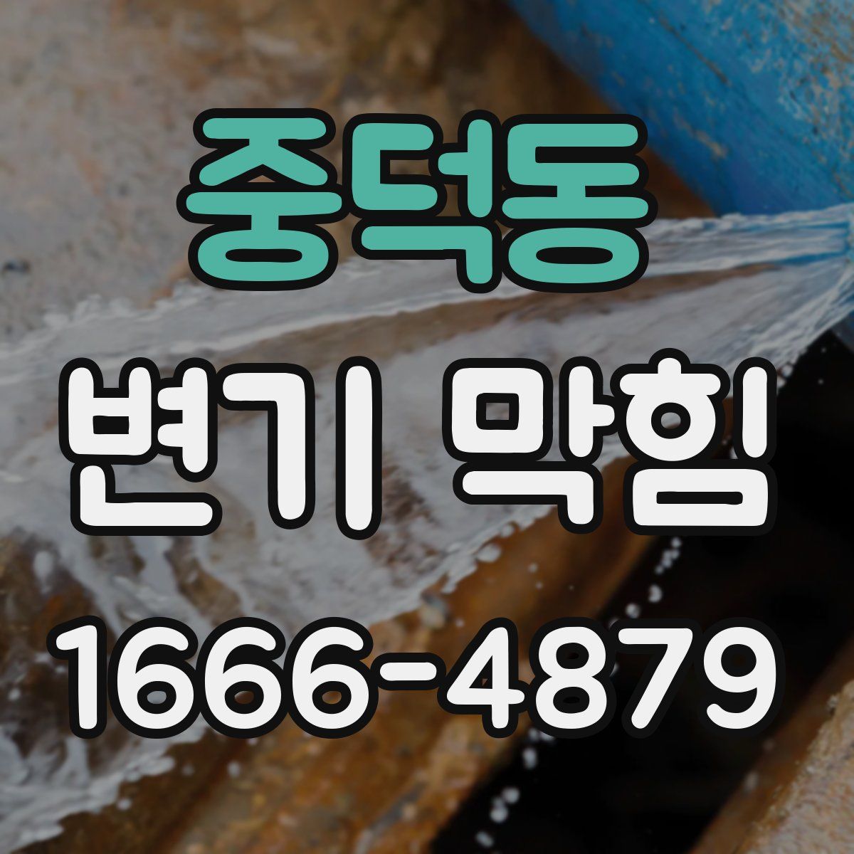 중덕동 변기 막힘