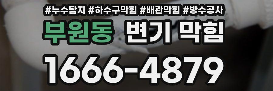 부원동 변기 막힘