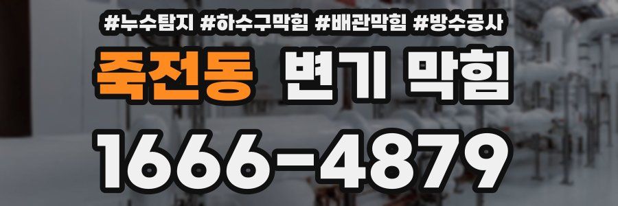 죽전동 변기 막힘