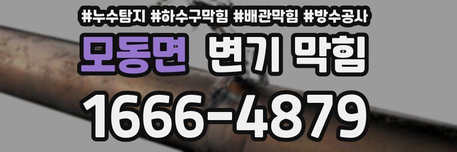 모동면 변기 막힘