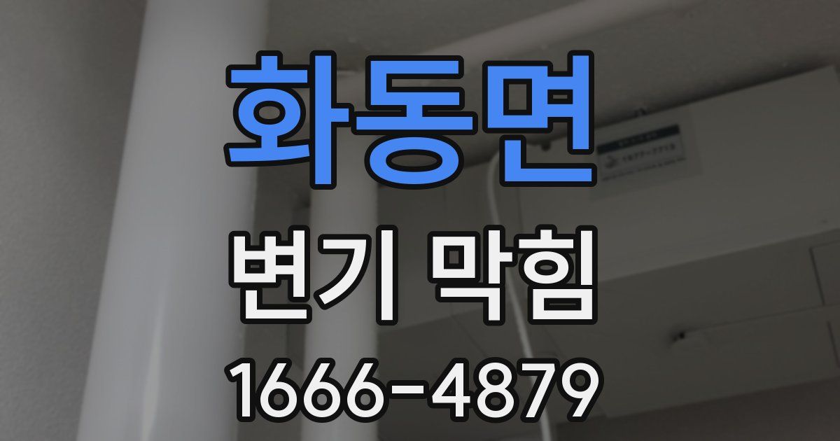 화동면 변기 막힘