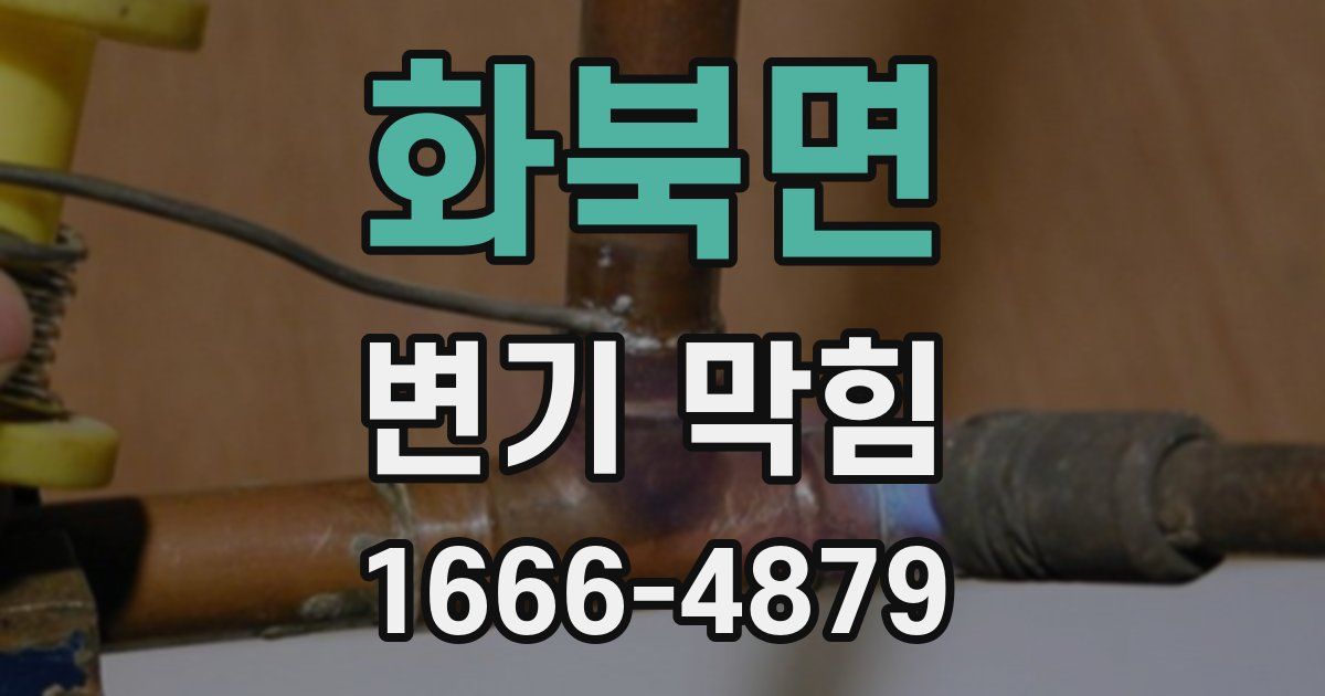 화북면 변기 막힘