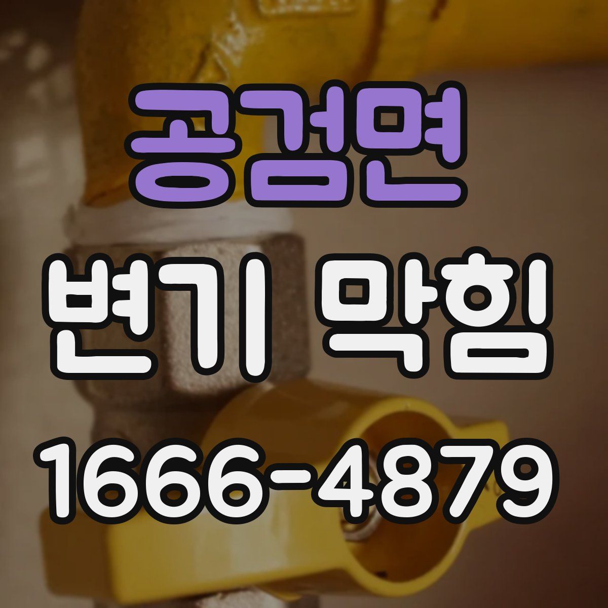 공검면 변기 막힘