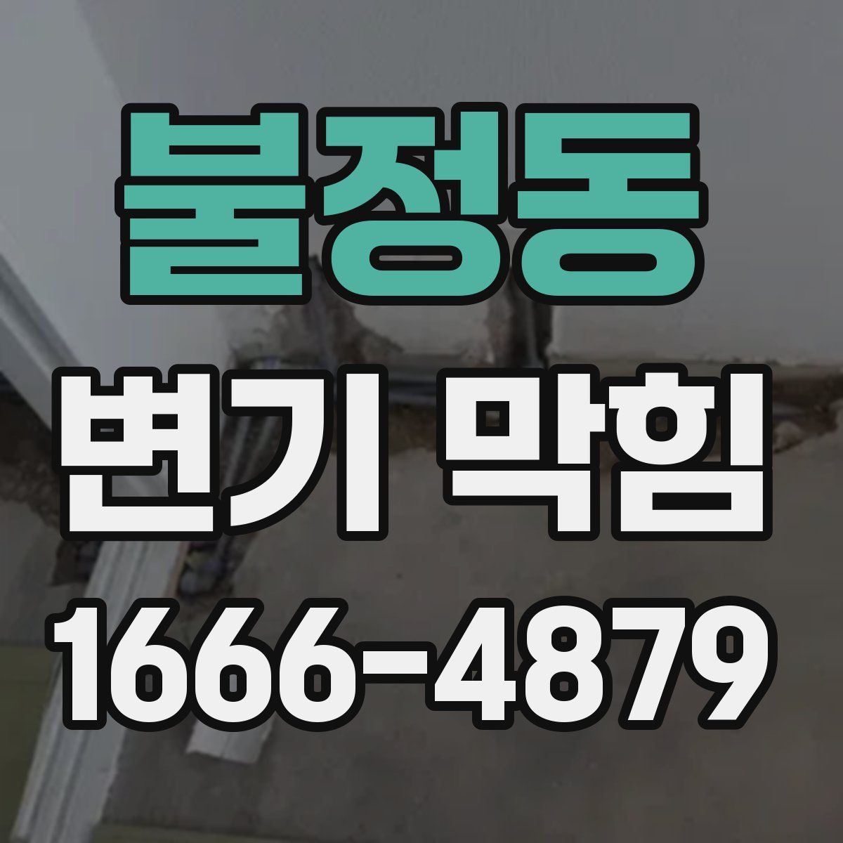 불정동 변기 막힘