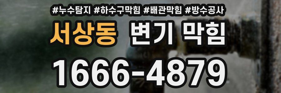 서상동 변기 막힘