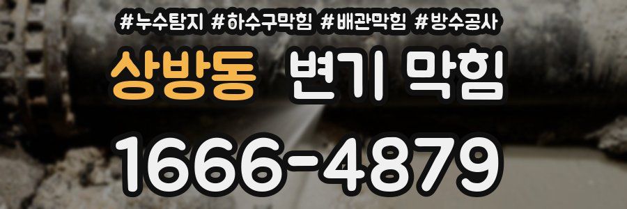 상방동 변기 막힘