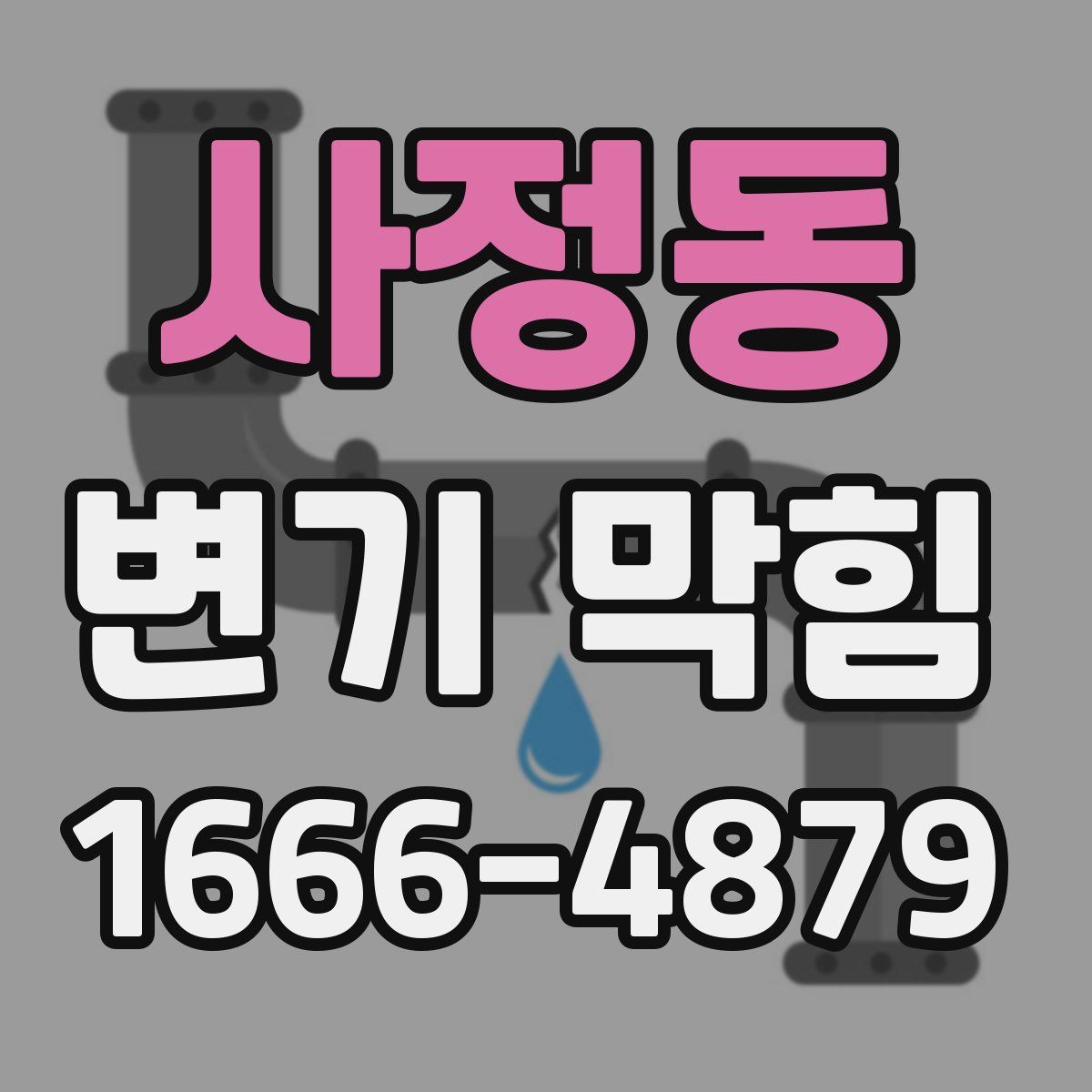 사정동 변기 막힘