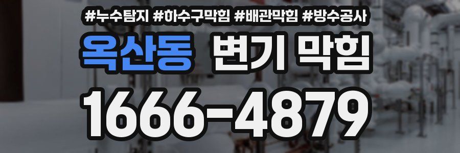 옥산동 변기 막힘