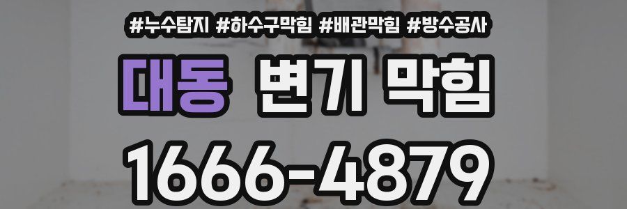 대동 변기 막힘