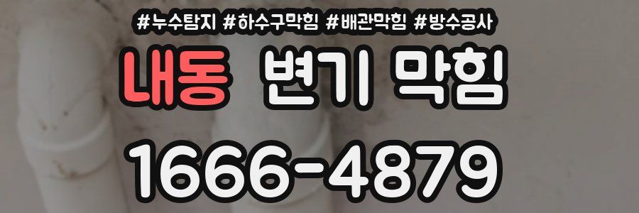 내동 변기 막힘