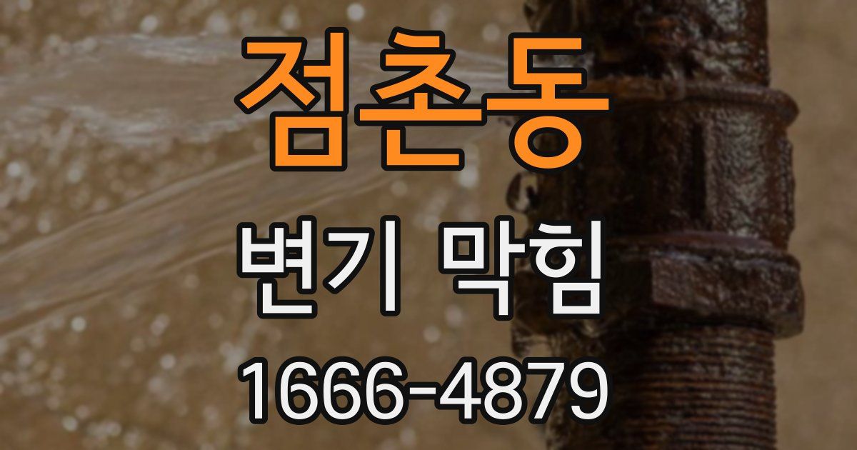 점촌동 변기 막힘