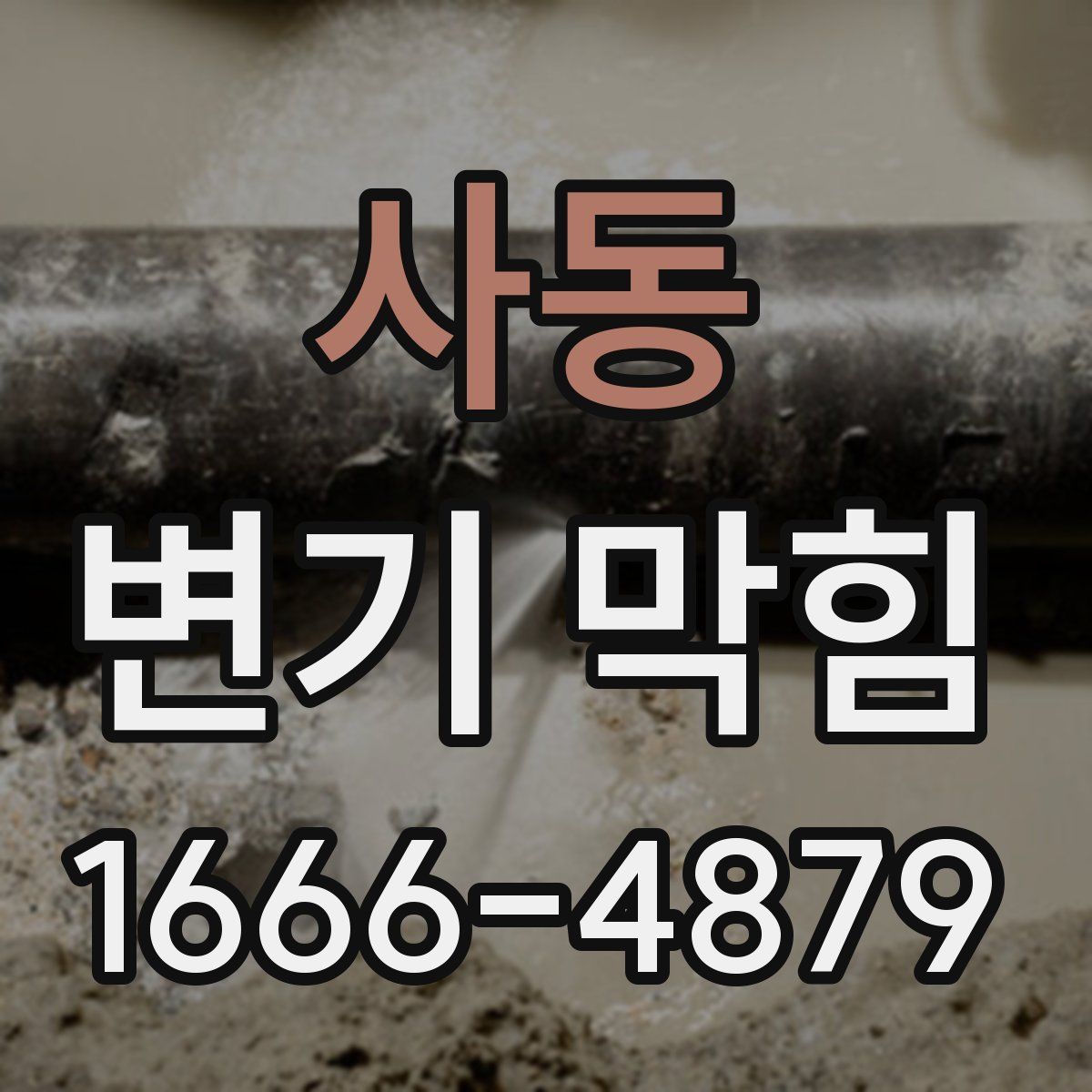 사동 변기 막힘