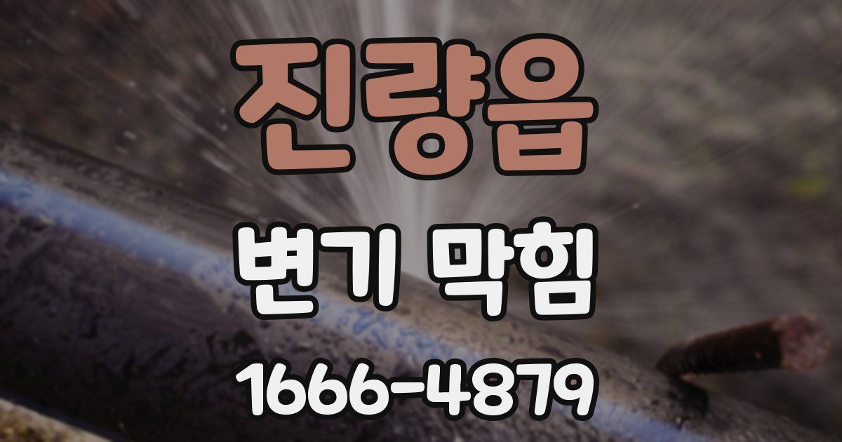 진량읍 변기 막힘