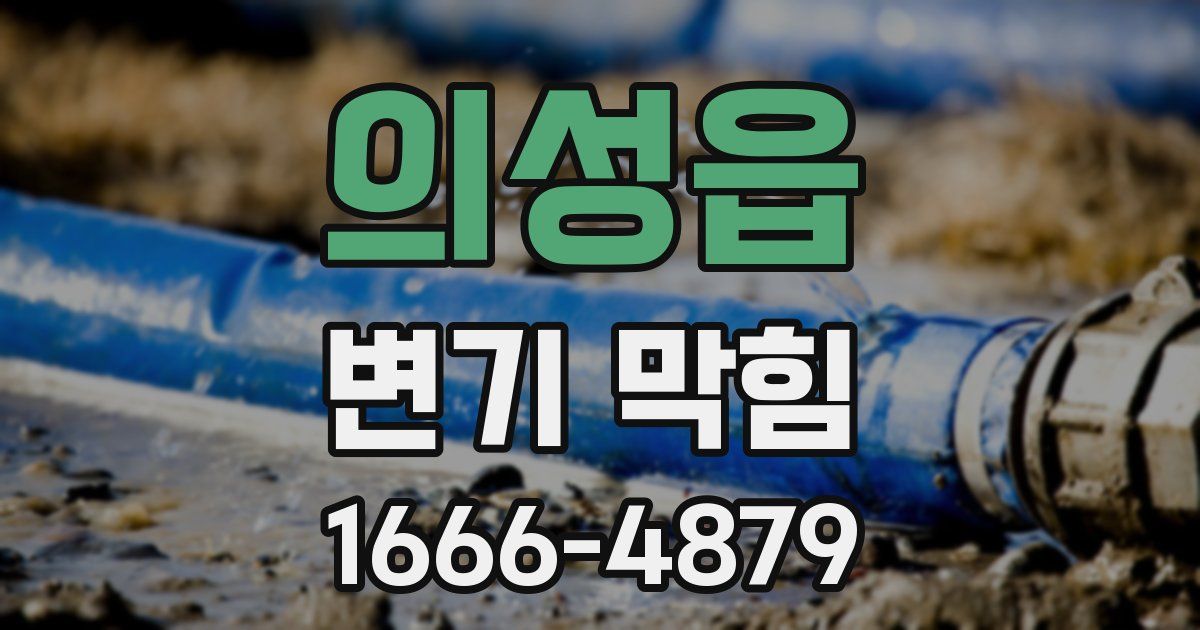 의성읍 변기 막힘