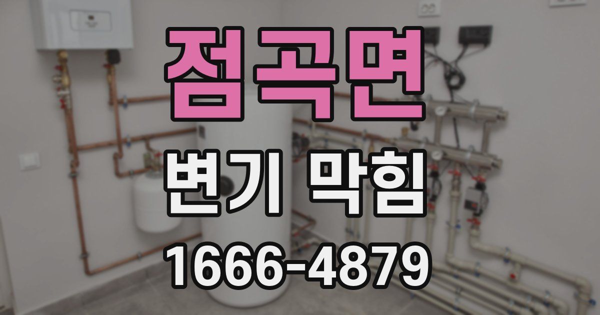 점곡면 변기 막힘