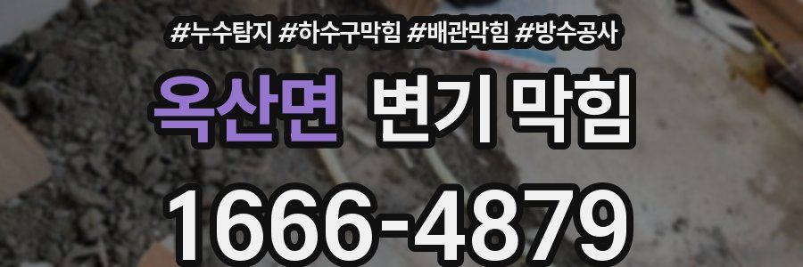 옥산면 변기 막힘