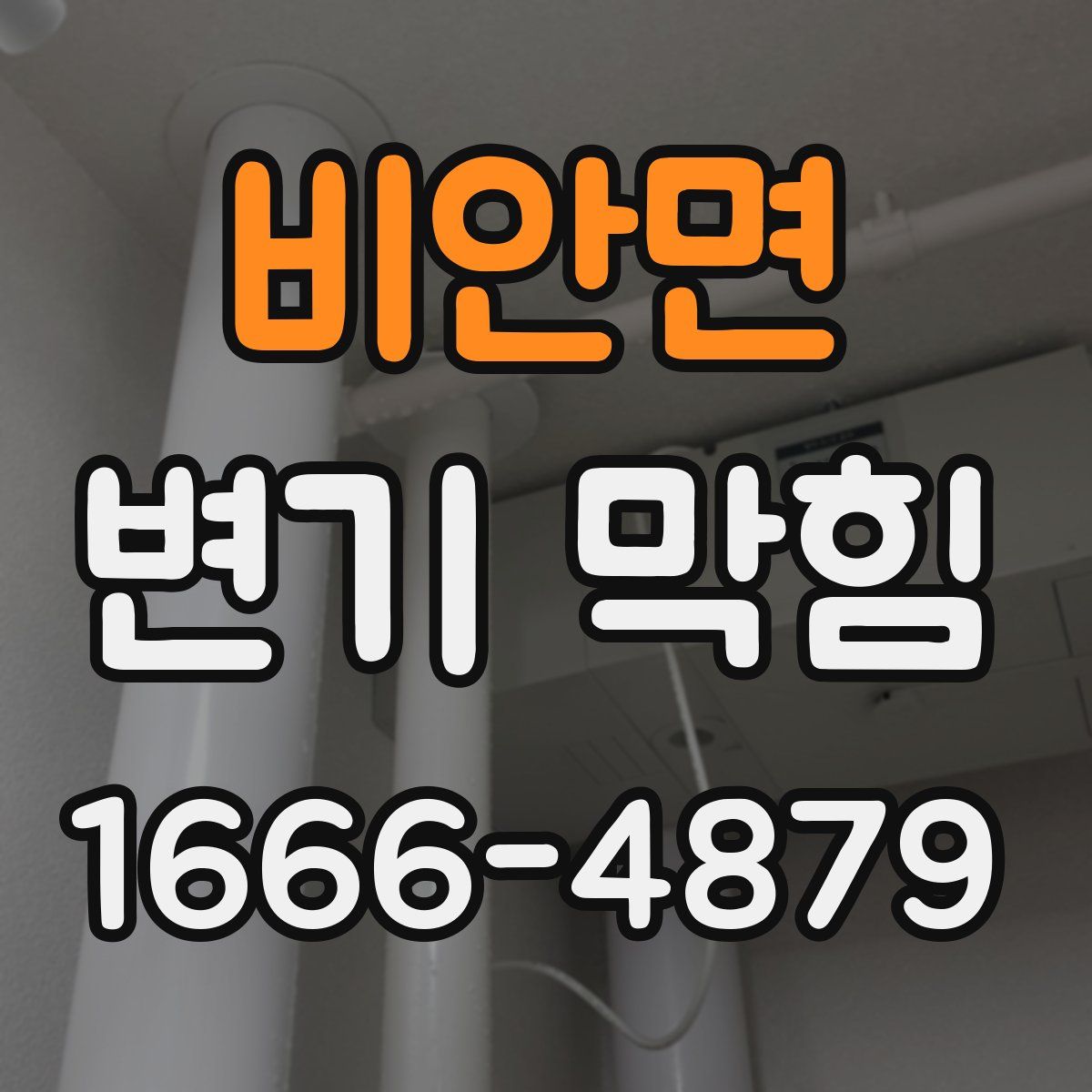 비안면 변기 막힘