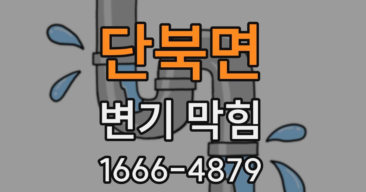 단북면 변기 막힘