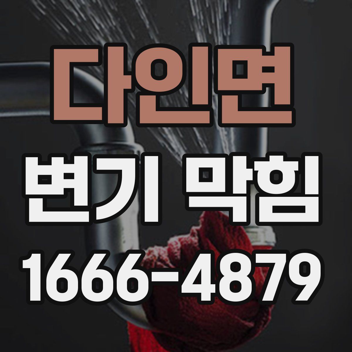 다인면 변기 막힘
