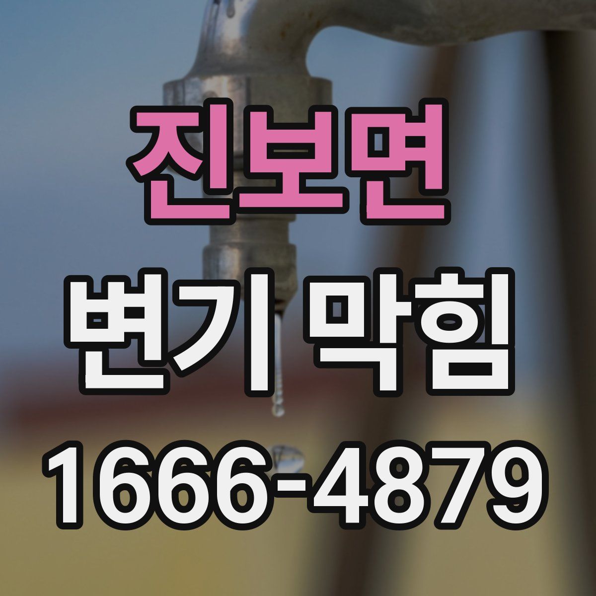 진보면 변기 막힘