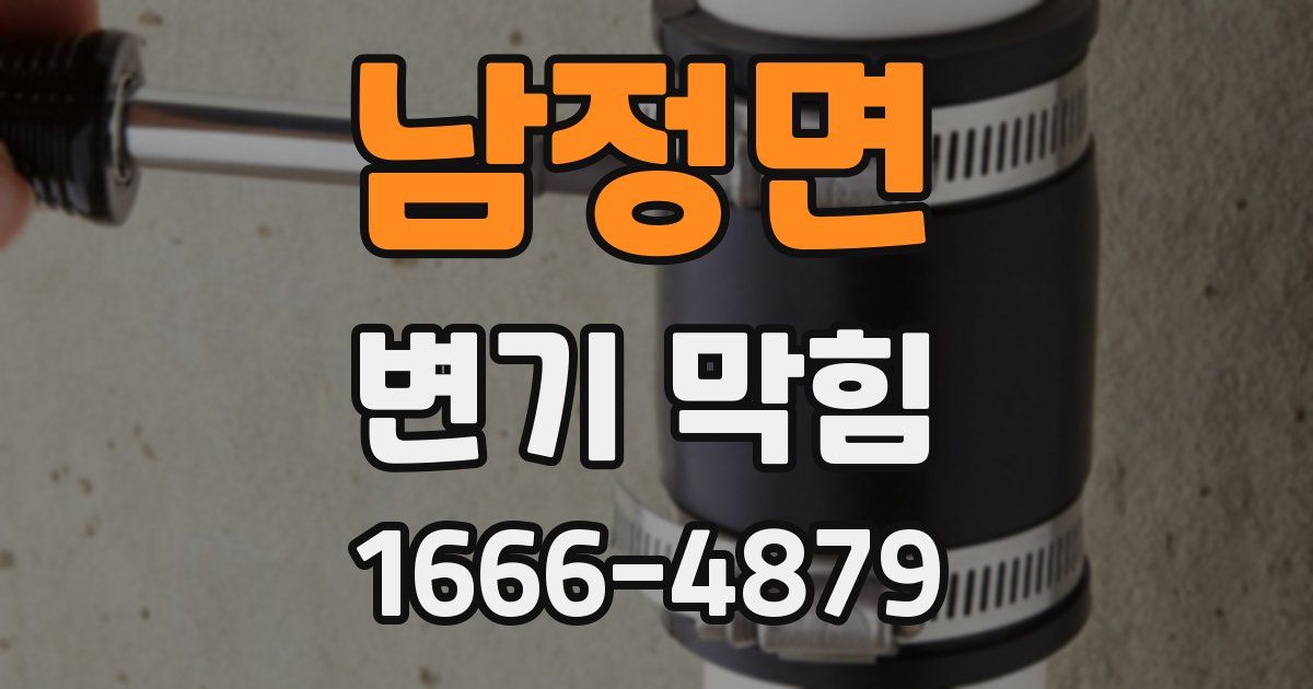 남정면 변기 막힘