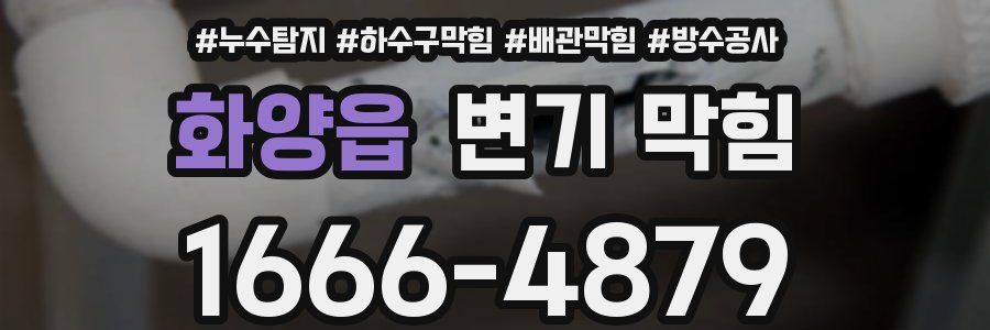 화양읍 변기 막힘
