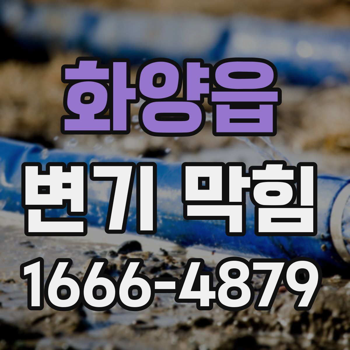 화양읍 변기 막힘