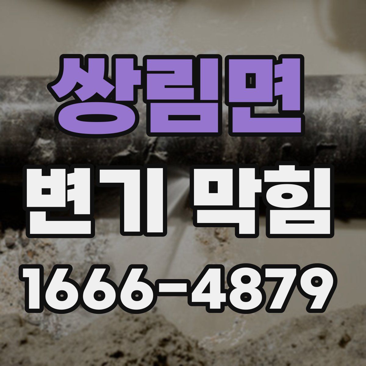 쌍림면 변기 막힘