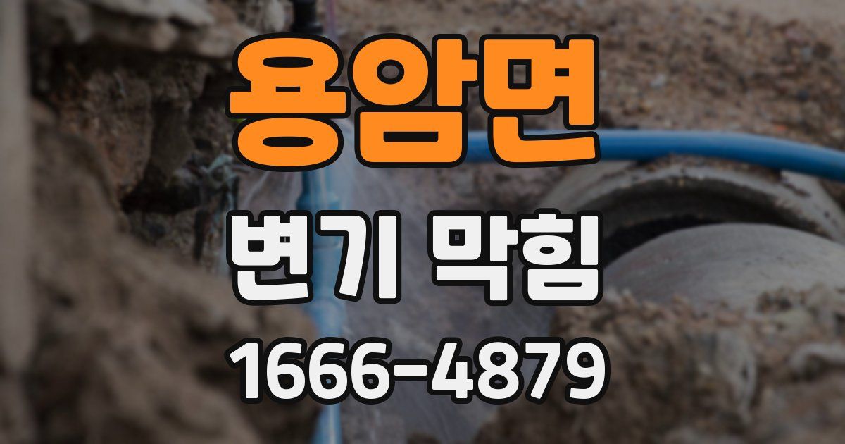 용암면 변기 막힘