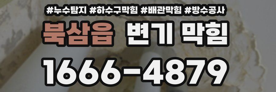 북삼읍 변기 막힘