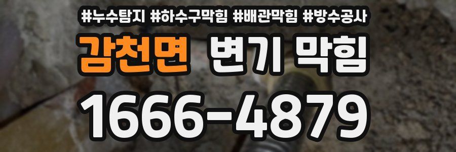 감천면 변기 막힘