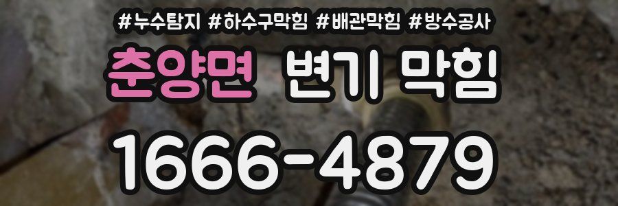 춘양면 변기 막힘