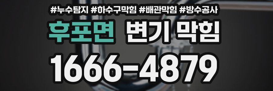 후포면 변기 막힘