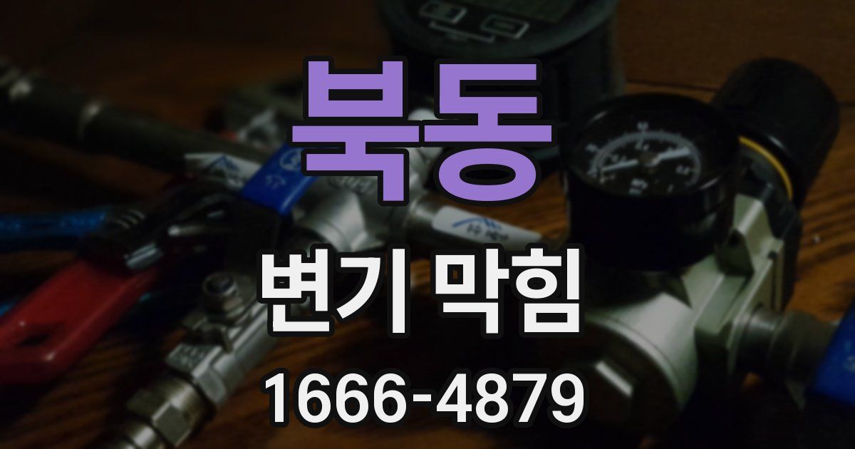 북동 변기 막힘