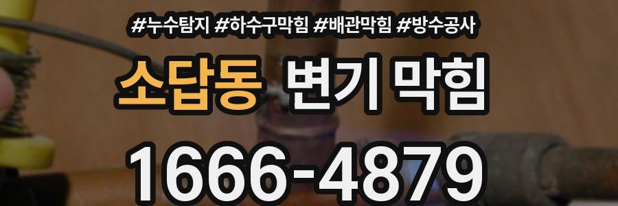소답동 변기 막힘