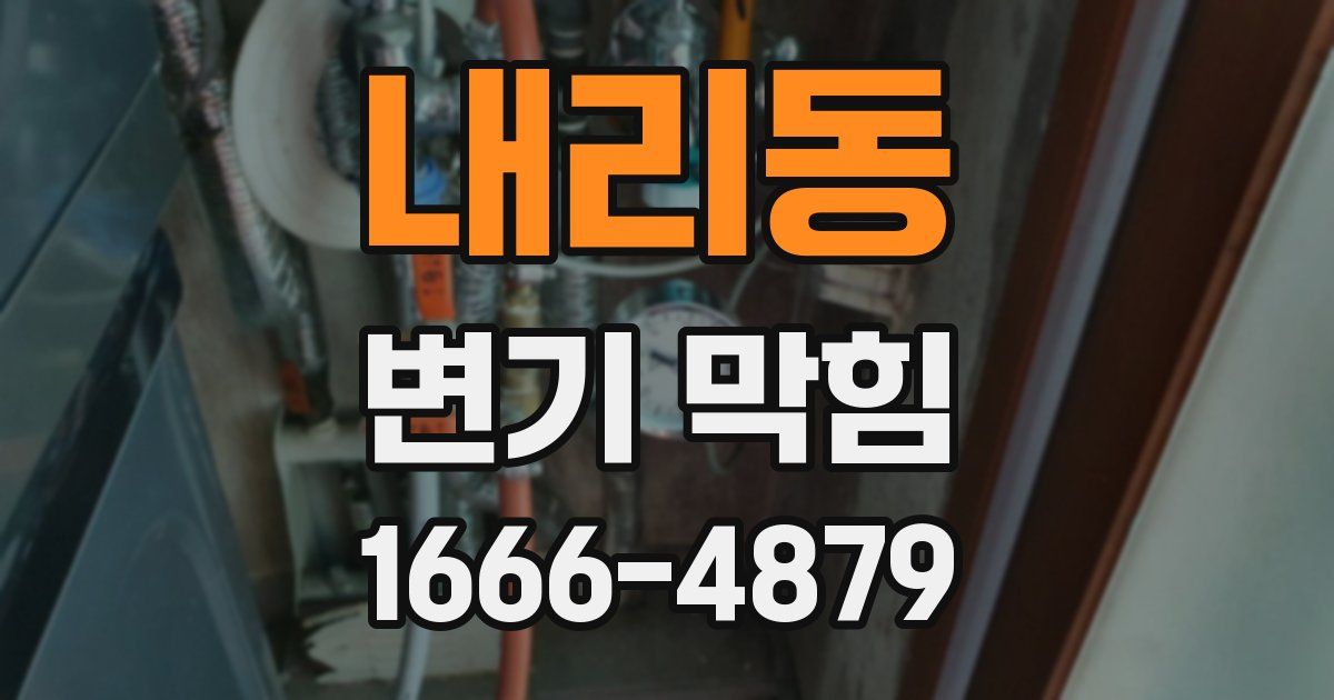 내리동 변기 막힘