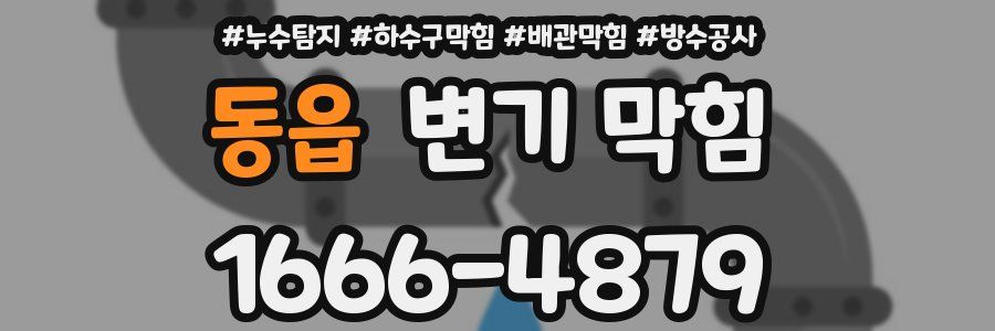 동읍 변기 막힘