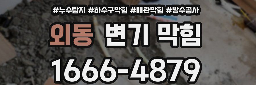 외동 변기 막힘