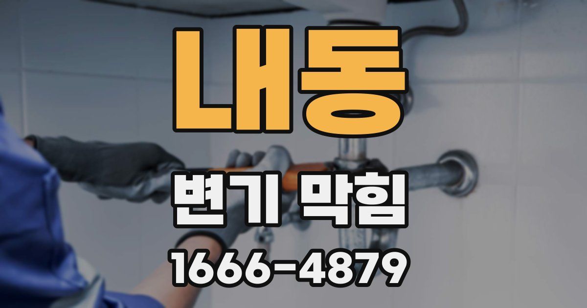 내동 변기 막힘