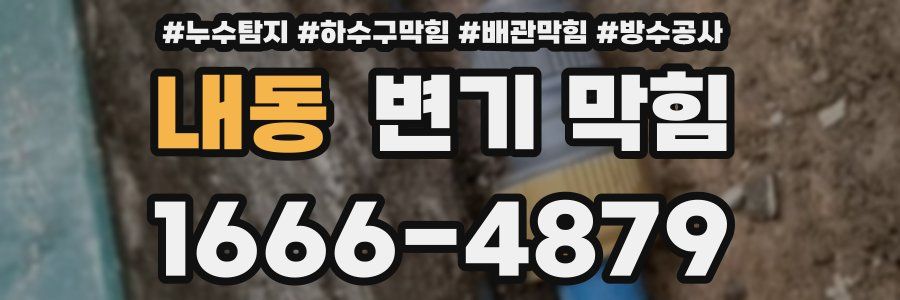 내동 변기 막힘