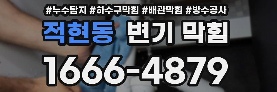 적현동 변기 막힘