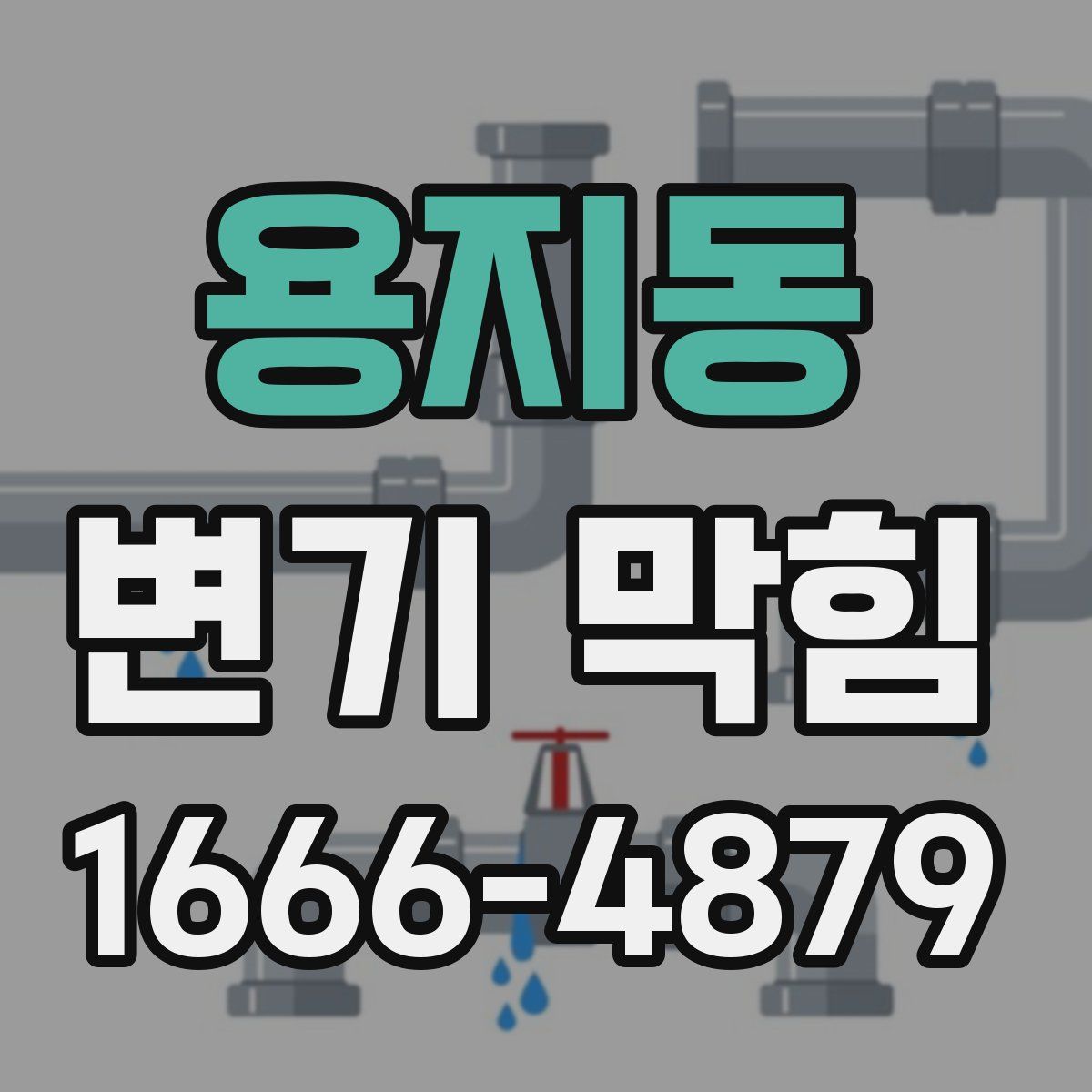 용지동 변기 막힘