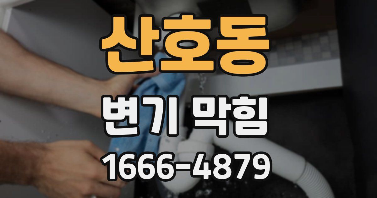 산호동 변기 막힘