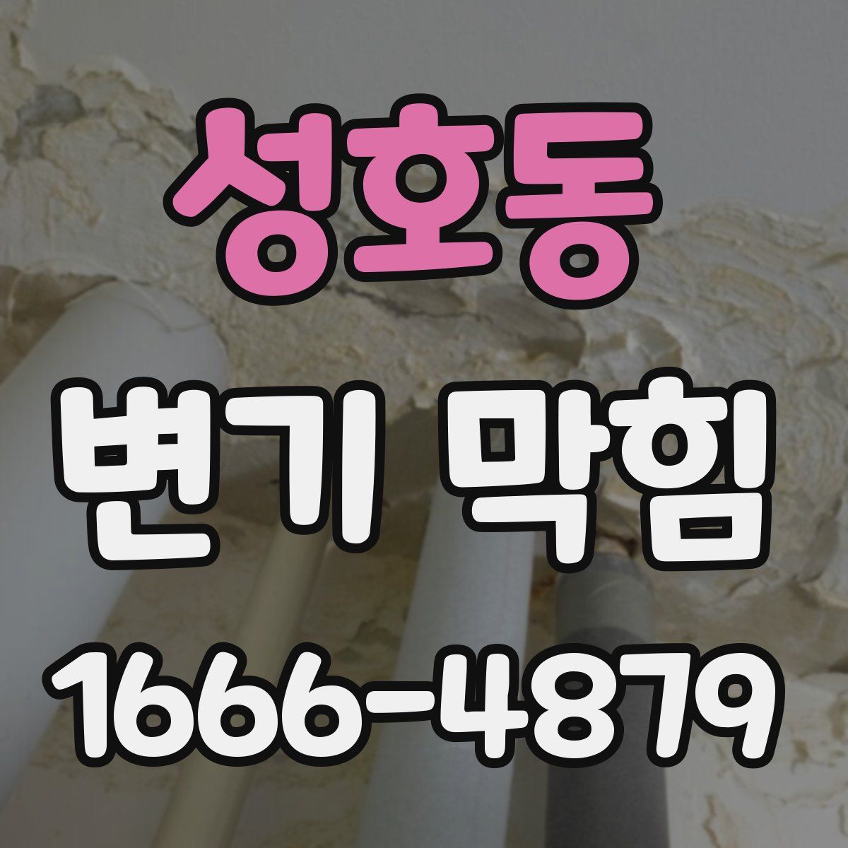 성호동 변기 막힘